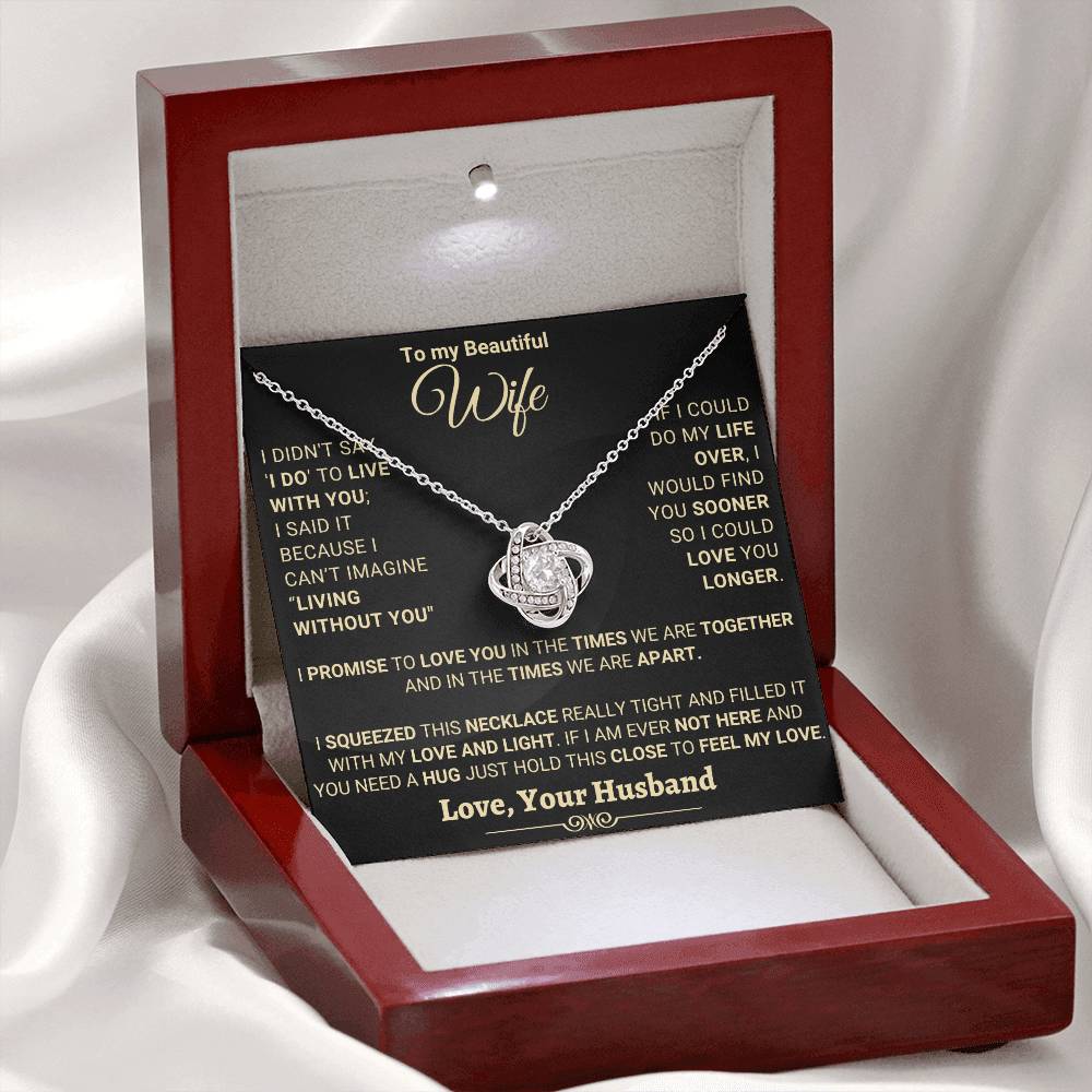 Unique and Special Gift for Wife "I Promise To Love You"