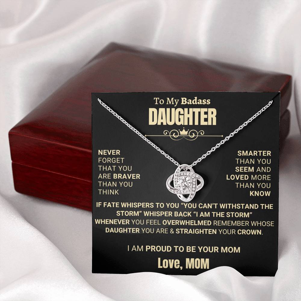 Empowering Gift for Daughter from Mom - I Am Proud To Be Your MOM