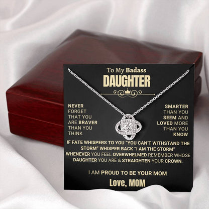 Empowering Gift for Daughter from Mom - I Am Proud To Be Your MOM