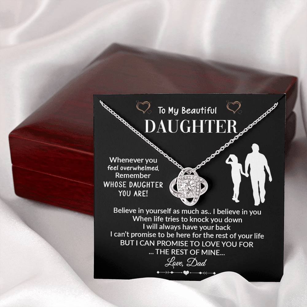 Beautiful Gift for Daughter from DAD "I Will Always Have Your Back" - TFG