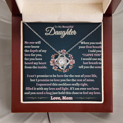 Heartfelt Keepsake Gift for Daughter from Mom  - Depth of my love
