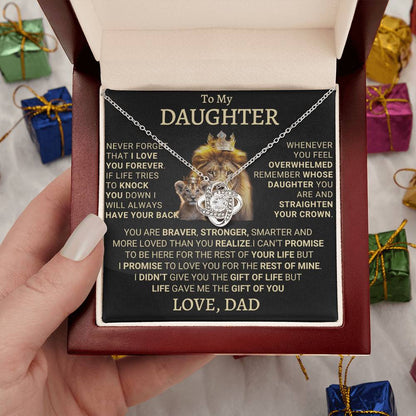 Heartfelt Gift from Dad to Daughter - Life Gave Me The Gift Of You