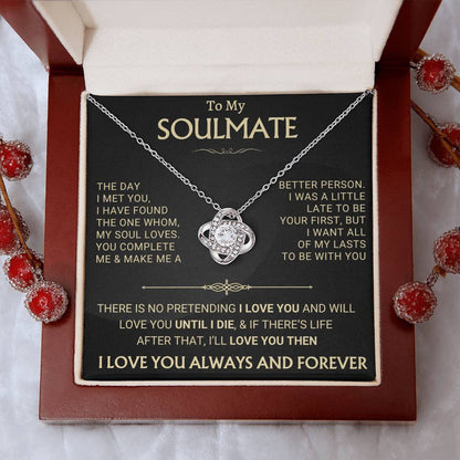 Heartfelt Gift for Soulmate - my soul loves you corrected