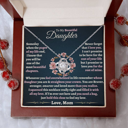 Heartfelt Gift for Daughter from Mom - Loved more than you realize