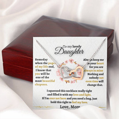 Beautiful Gift for Daughter from Mom - Beautiful Chapters - Interlocking Hearts