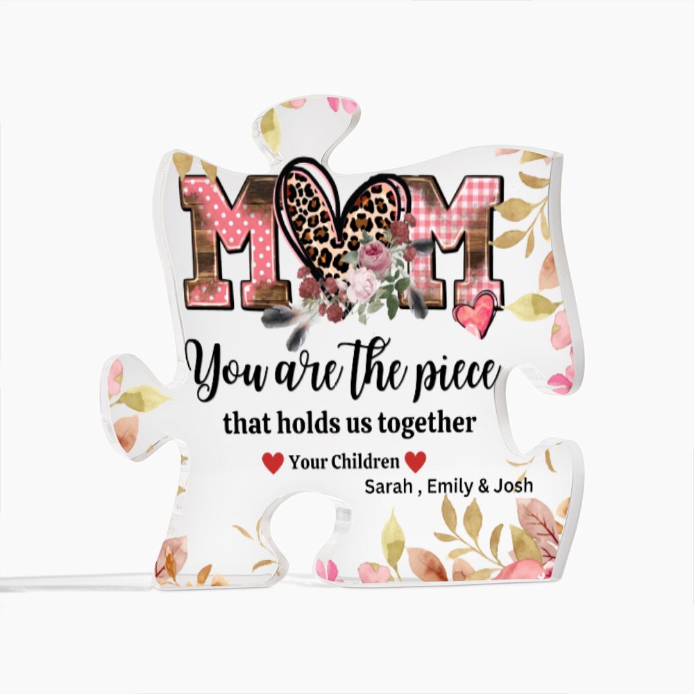 Mom Test Puzzle Plaque