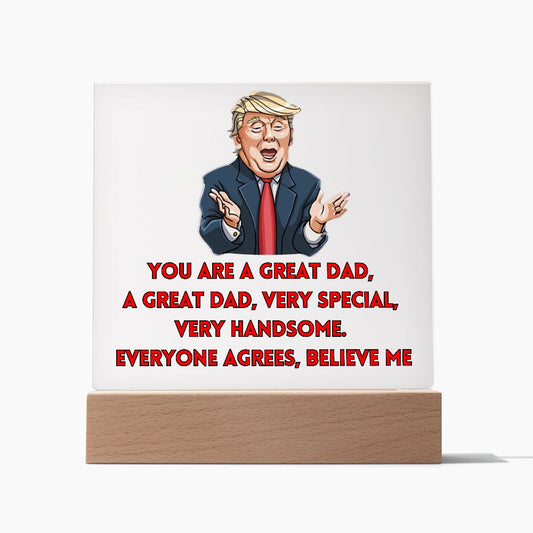 Father's Day Gift for Dad - Plaque