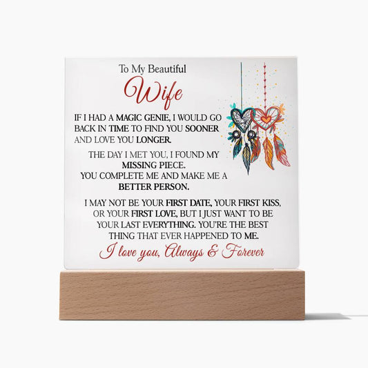 (ALMOST SOLD OUT) Gift for Wife - You Complete Me