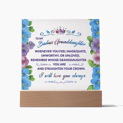 Keepsake for Granddaughter - Crown