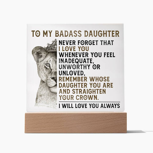 Empowering Gift for Daughter - I Will Always Love You