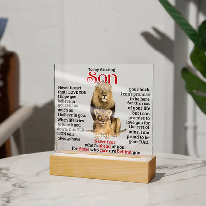(ALMOST SOLD OUT) Keepsake gift for Son - This OLD LION