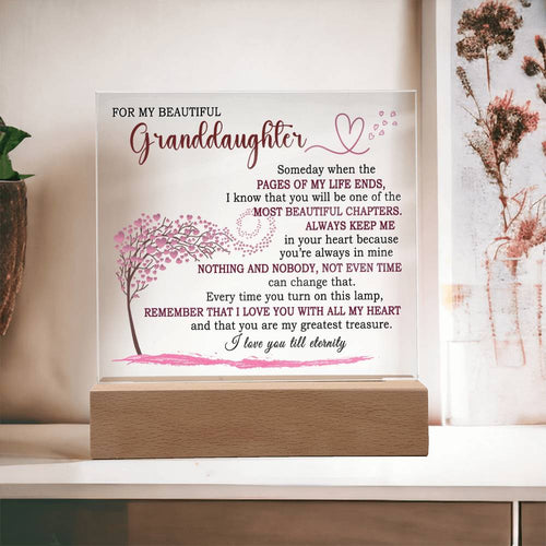 Heartfelt Keepsake Gift for Granddaughter - Lamp of Eternal Love - FGH