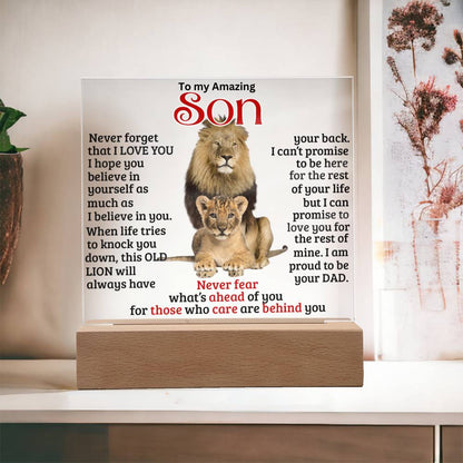 (ALMOST SOLD OUT) Keepsake gift for Son - This OLD LION
