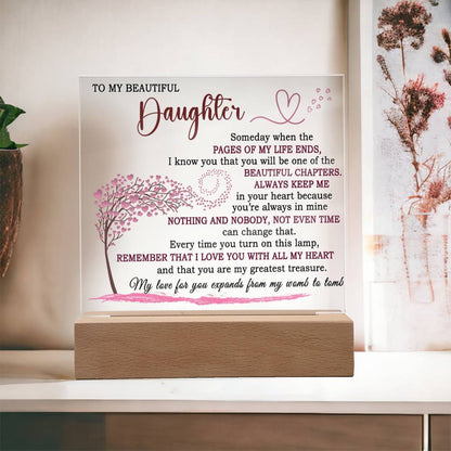 (ALMOST SOLD OUT) Gift for Daughter - Pages of my life ends