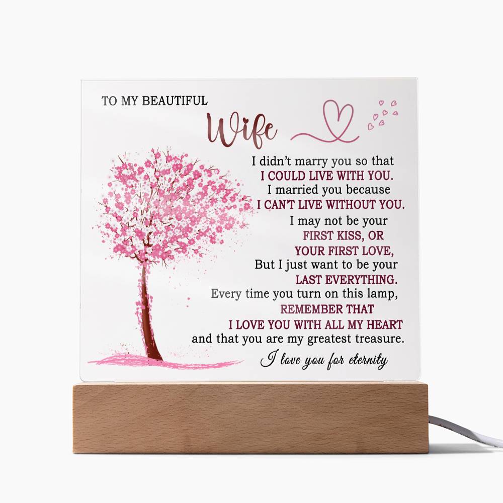 (ALMOST SOLD OUT) Gift for Wife - Eternal Love Lamp