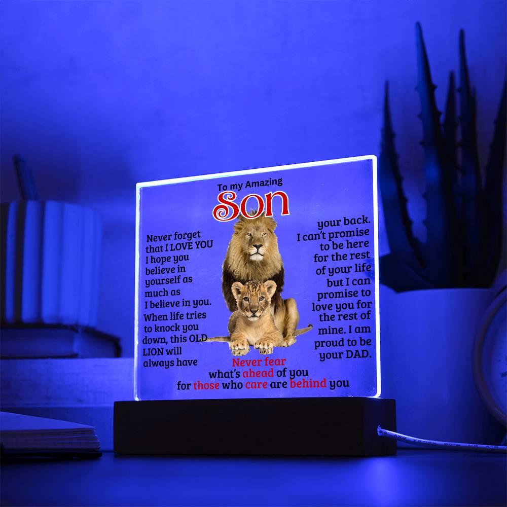 (ALMOST SOLD OUT) Keepsake gift for Son - This OLD LION