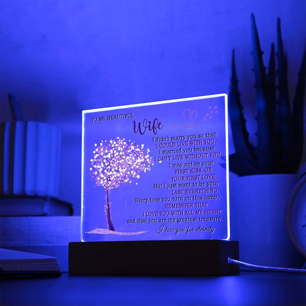 (ALMOST SOLD OUT) Gift for Wife - Eternal Love Lamp