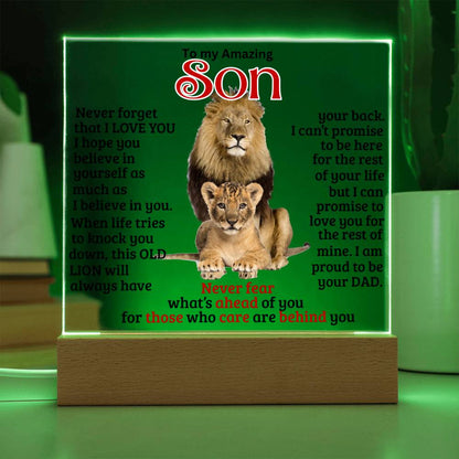 (ALMOST SOLD OUT) Keepsake gift for Son - This OLD LION