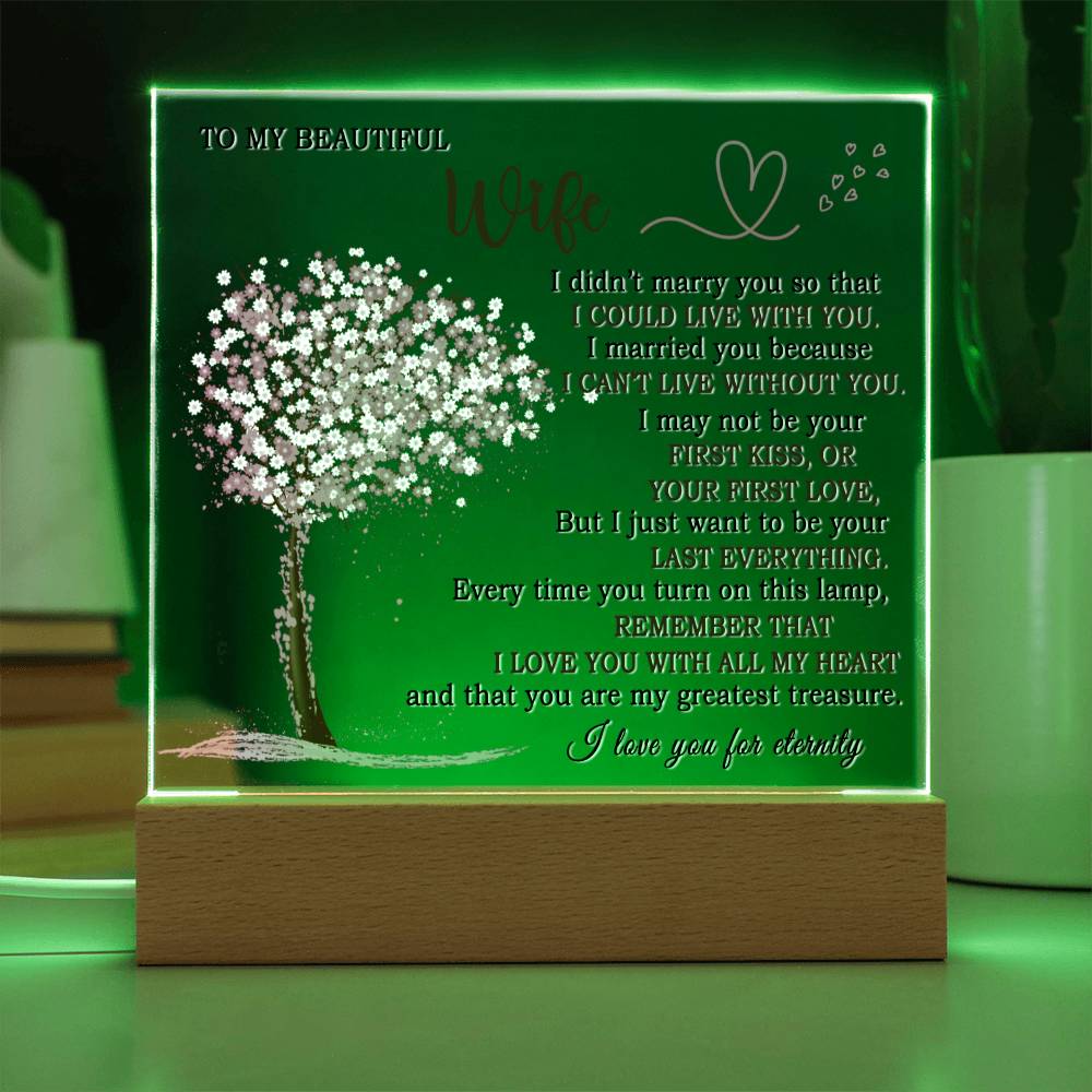 (ALMOST SOLD OUT) Gift for Wife - Eternal Love Lamp - FGH