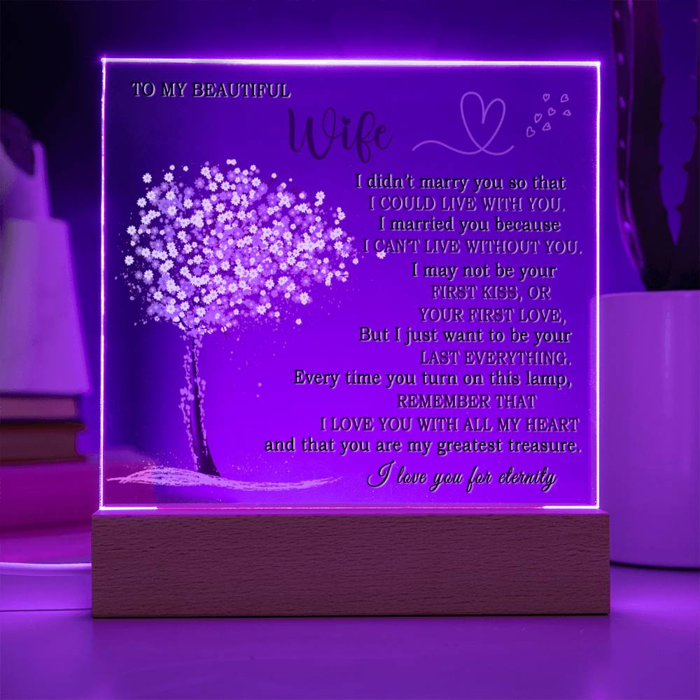 (ALMOST SOLD OUT) Gift for Wife - Eternal Love Lamp