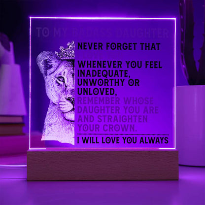 Empowering Gift for Daughter - I Will Always Love You