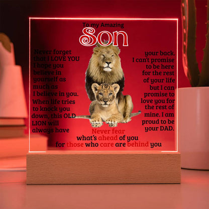 (ALMOST SOLD OUT) Keepsake gift for Son - This OLD LION