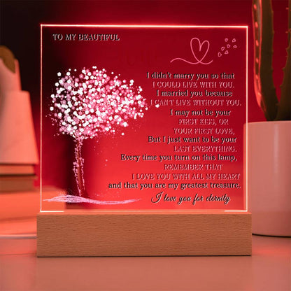 (ALMOST SOLD OUT) Gift for Wife - Eternal Love Lamp