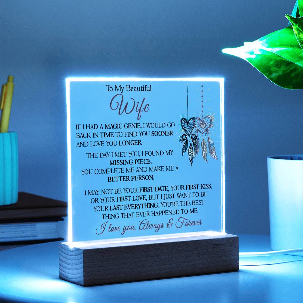 (ALMOST SOLD OUT) Gift for Wife - You Complete Me
