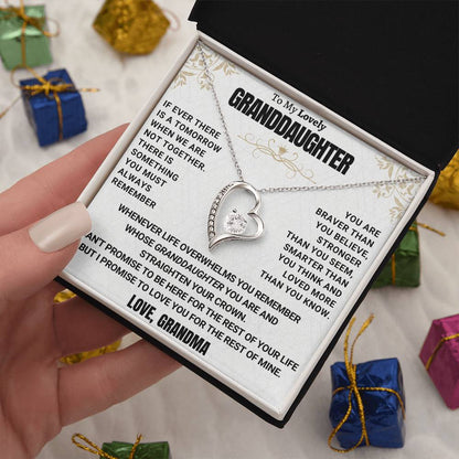 [ALMOST SOLD OUT] BEAUTIFUL HEARTFELT GIFT FOR GRANDDAUGHTER HEART NECKLACE