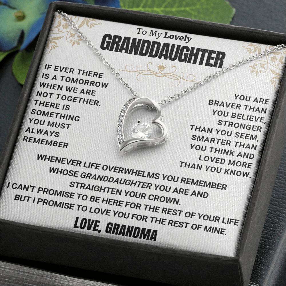 [ALMOST SOLD OUT] BEAUTIFUL HEARTFELT GIFT FOR GRANDDAUGHTER HEART NECKLACE