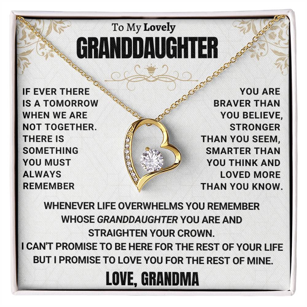 [ALMOST SOLD OUT] BEAUTIFUL HEARTFELT GIFT FOR GRANDDAUGHTER HEART NECKLACE