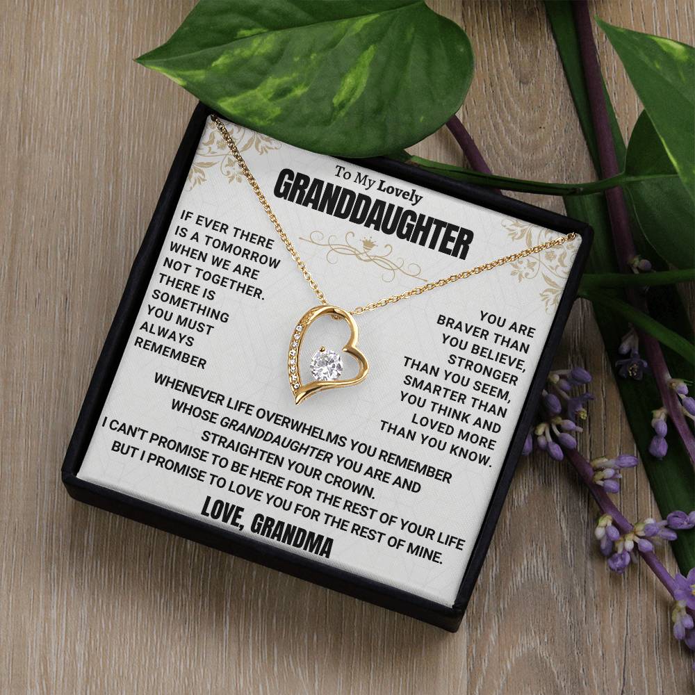 [ALMOST SOLD OUT] BEAUTIFUL HEARTFELT GIFT FOR GRANDDAUGHTER HEART NECKLACE