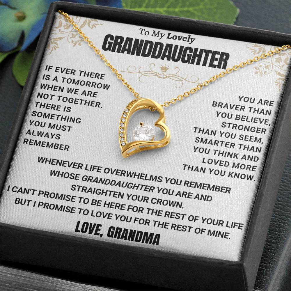 [ALMOST SOLD OUT] BEAUTIFUL HEARTFELT GIFT FOR GRANDDAUGHTER HEART NECKLACE