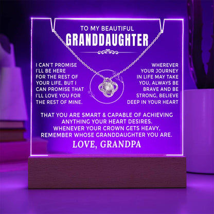 Heartfelt Keepsake Gift for Granddaughter from Grandpa