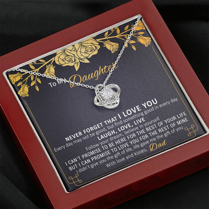 Beautiful Gift for Daughter from Dad "Never Forget I Love You" - FGH