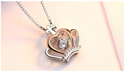 To My Badass Daughter Crown necklace
