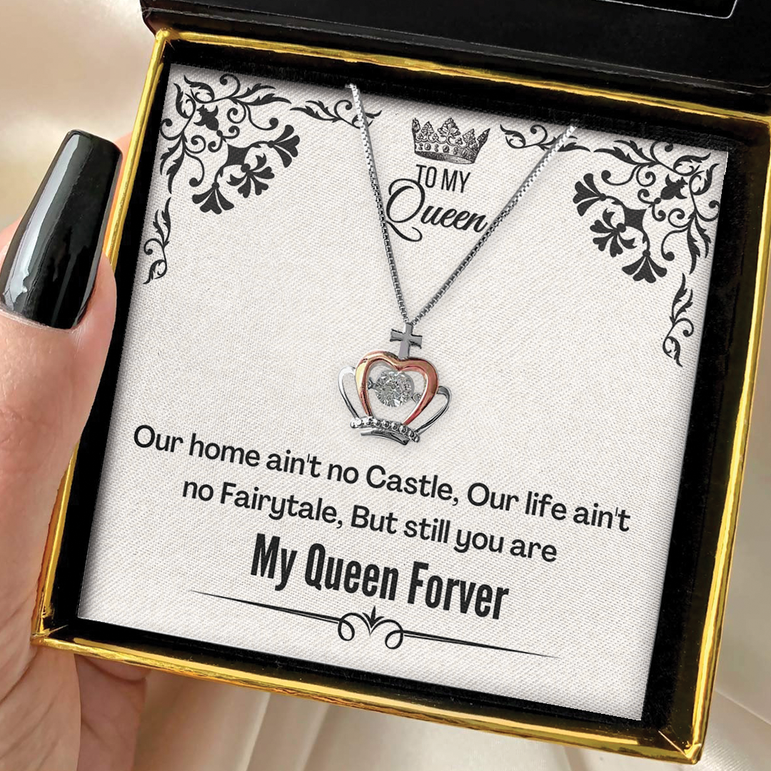 My Queen Forever Crown Necklace -