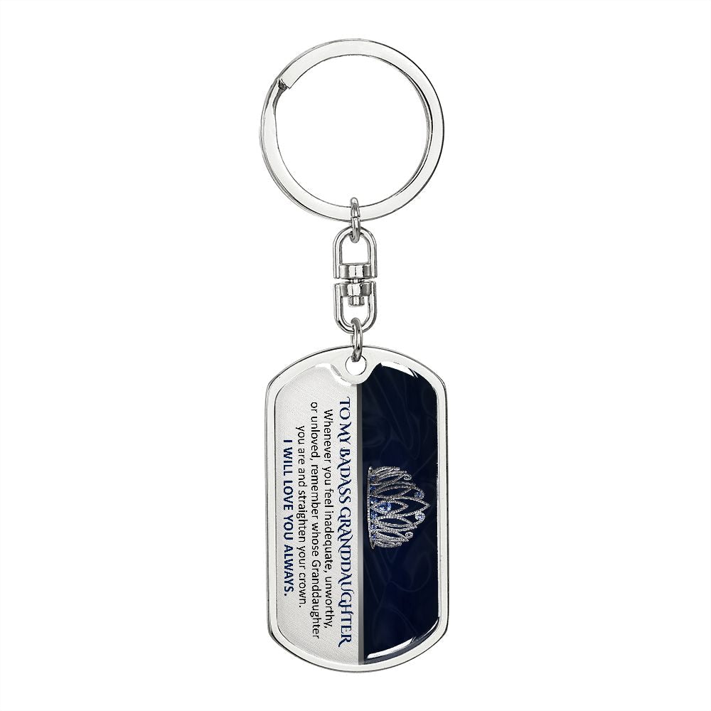 (ALMOST SOLD OUT) Perfect Heartfelt Keepsake for Granddaughter Keychain - TFG