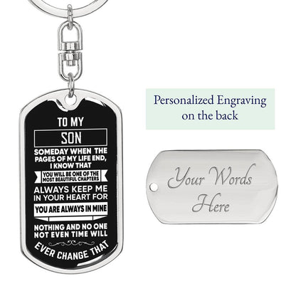 Gift for Son - Keychain