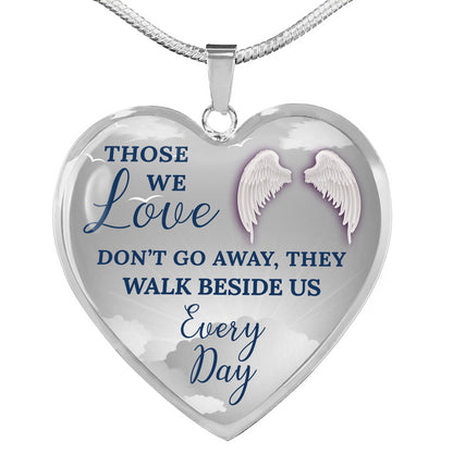Remembrance Necklace Those We Love With Personalized Engraving