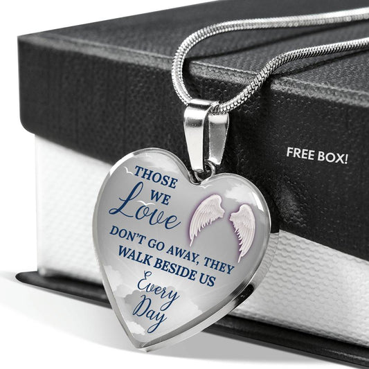 Remembrance Necklace Those We Love With Personalized Engraving