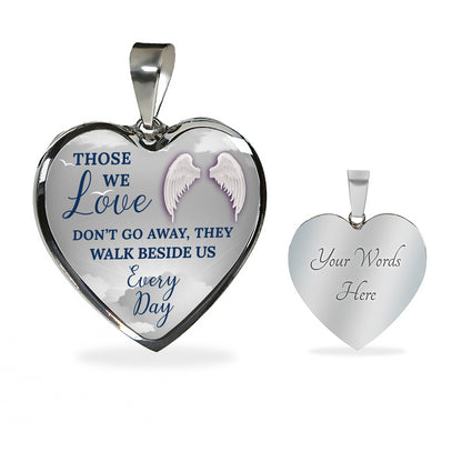 Remembrance Necklace Those We Love With Personalized Engraving