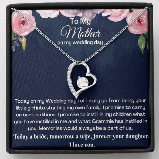 Mother of the bride gift from daughter | Mother of the bride gift from bride | Mother of bride necklace | Gift for mom from Bride