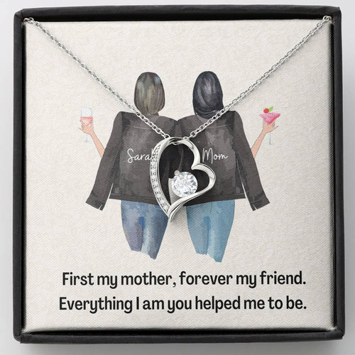 Personalized Gift For Mothers Day First My Mother Forever My Friend