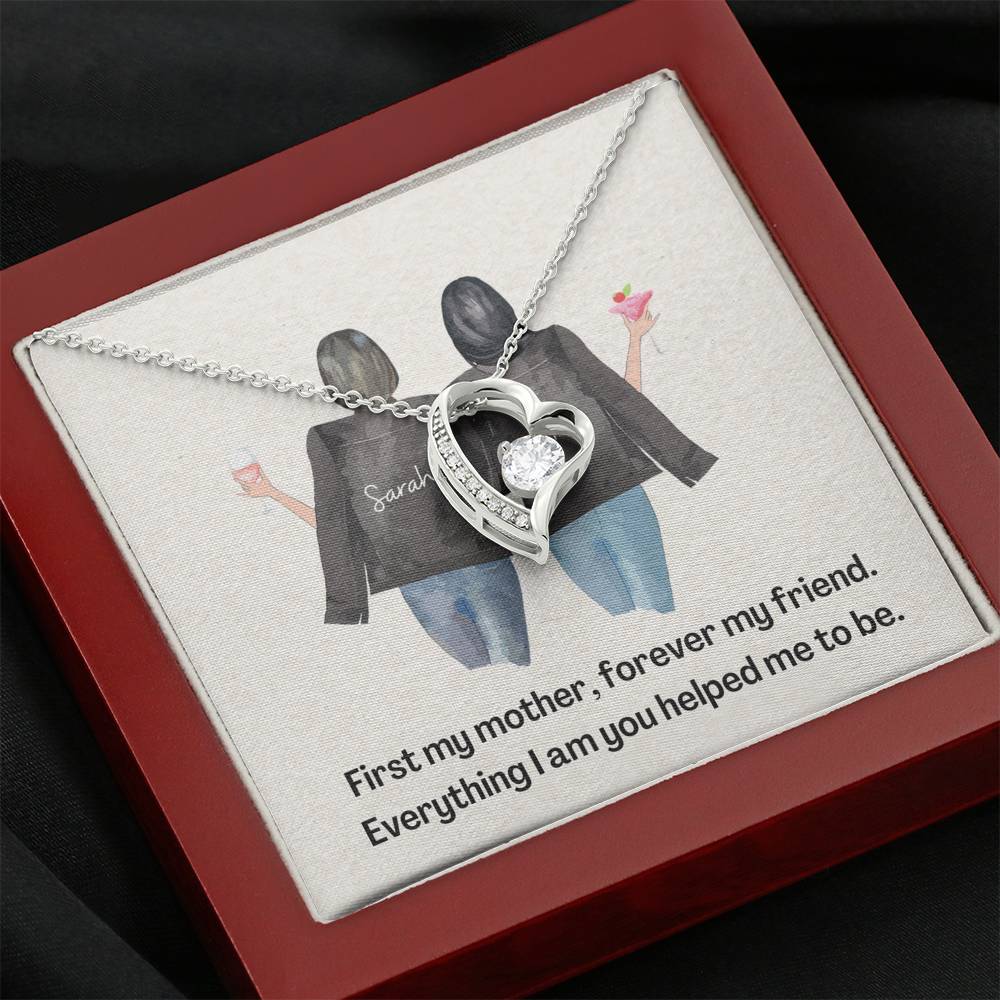 Personalized Gift For Mothers Day First My Mother Forever My Friend
