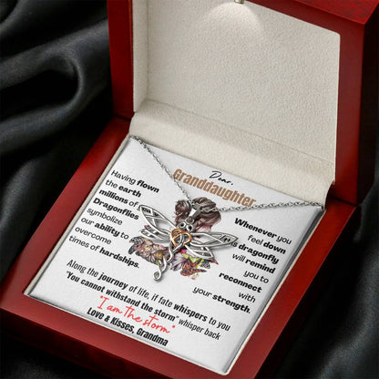 Gift for Granddaughter - Keepsake for Granddaughter - I am the storm