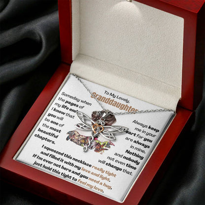 Gift for Granddaughter - I squeezed this necklace really tight