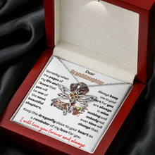 Load image into Gallery viewer, Dragonfly Keepsake for Granddaughter - Perfect Gift for Granddaughter to remember her Grandma
