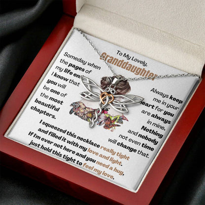 Gift for Granddaughter - I squeezed this necklace really tight