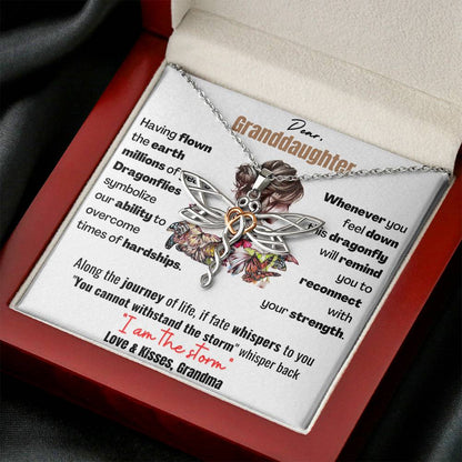 Gift for Granddaughter - Keepsake for Granddaughter - I am the storm